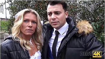 Big Debts Are The Reason Why The Girl Gets Fucked In The Presence Of The Groom