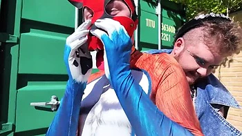 Sneaky Fox Gets Rough Handjob From Big Tits Lesbian Couple - Amateur Tattoo Girls