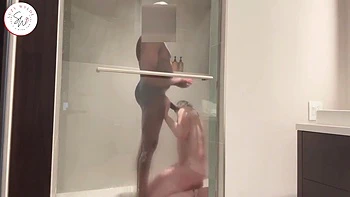 Massaiwarriorpov Takes Suzy For Ride In The Shower!! Rode Hard Put Up Wet!!