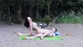 Student sex friends at the beach: Blowjob, Doggy  Cowgirl Porn