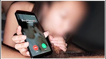 Cheating Japanese Exchange Student On Phone Blowjob