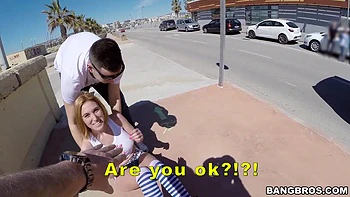 Valeria Tries a Dick Sandwich