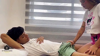 I Show My Stepsister That Im Not Gay And Give Her A Hard Fuck