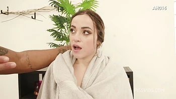 Behind the pissing scenes AHB014, Daruma Rai, Marta Villalobos