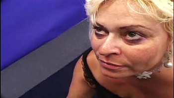 Big Cock Granny Betsy B Fucks All Holes - Blonde Grandma with Big Natural Tits