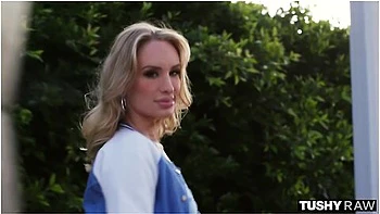 Blonde Baddie Daisy Stone Bounces Her Little Ass On His Hard Cock