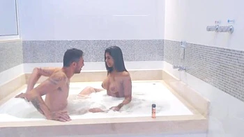 Big-tailed brunette moaning and cumming at the motel: Blowjob, Doggy  Licking Porn