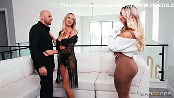 Brings To So They Could Have A Threesome - Kayley Gunner, Emma Hix And J Mac