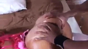 Pinky fucks black cock: Blowjob, Doggy  Cowgirl Porn