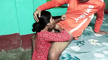 LS Indian Delivery Boy Sex With Customer - Desi Step Sister Hardcore Doggy Style Outside
