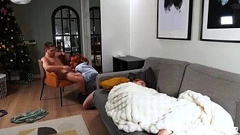 Hot Redhead Roommate Fucked Hard Doggy Style In Bed - Homemade HD Amateur