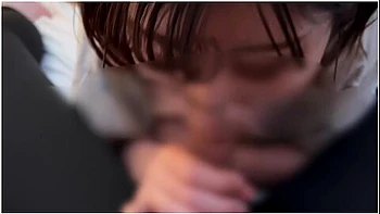 Girl With Glasses Who Does Testicle Licking And Cock Sucking