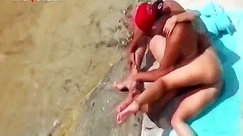 Beach . Super Horny Teen 18+ Getting Off Right On The Nude Beach