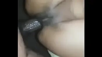 Beautiful black girl squirts all over black dick