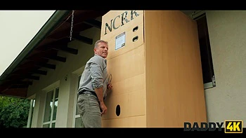 DADDY4K. Cum donation turned out as an outdoor activity