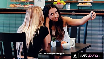 Lesbian Influencers Khloe Kapri Kiarra Kai Caught Fucking At Coffee Shop During Streamer Challenge