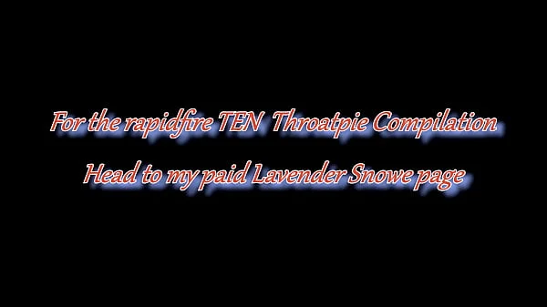 RAW ANGLE Throatpie Compilation - 10 Balls Deep Upside Down Pulsating Cumshots