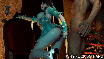 3D Super Sexy Cosplay Model Got Her Asshole Fucked so Hard