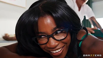 Nicole Black, Scott Nails And Nicole Kitt - Gets Her Black Booty Oiled, Massaged And Fucked Hard