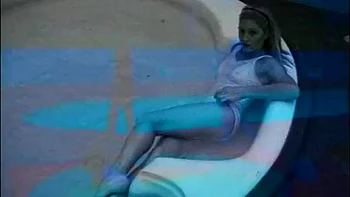 Jewish man becomes very horny when he smells young blondes panties