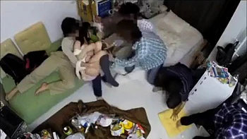 Group sex ft. Japanese: Blowjob, Doggy  Big Tits Porn