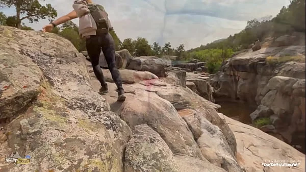 Hiking turns Naughty with Molly Pills and Haighlee Dallas - Horny Hiking - POV 4K