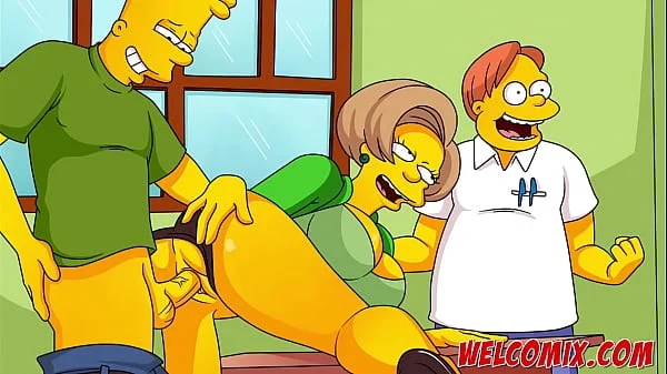 Krustie's Vacation Camp with hot chicks! - The Simptoons