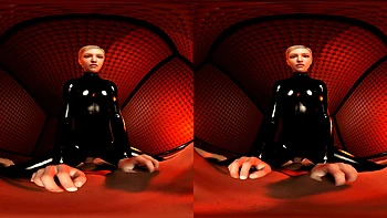 Mistress in Black Latex – POV Cowgirl