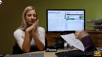 LOAN4K. Carefully drilling tight vagina lender thinks about loan amount: Porn