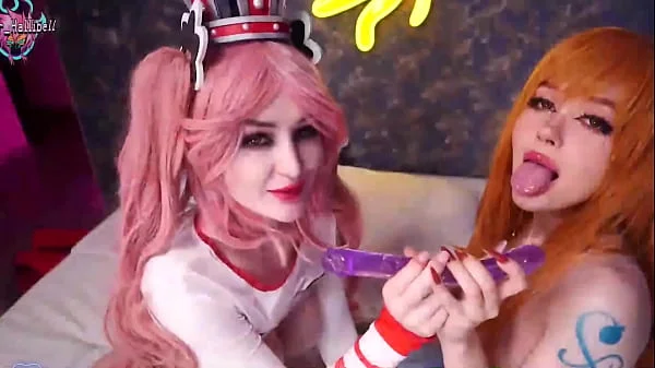 One Piece girls cosplay with sex toys