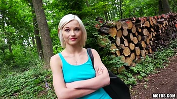 The Mature Blonde Fucks In The Park