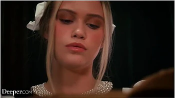 Maximo Garcia And Amber Moore - Bound & Cropped Submissive Amber Squirts For Her Dom