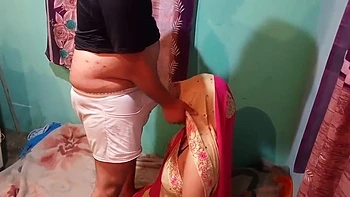 Sexy Bhabhi On Saree Dance With Fucked By Me