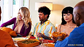 Brazzers Thanksgiving Story: Fuck Everything In Sight!