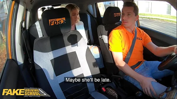 FakeDrivingSchool Cayla Lyons told Fuck Me and I'll Be Your Taxi