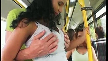 Laura Lion on a bus: Blowjob, Doggy  Cowgirl Porn