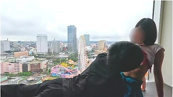 個人撮影記念日の日に景色の綺麗なホtルて熱く激しい中出しsexをする素人カッフルjapanese Amateur Hentai 日本人ハイハン色白美少女