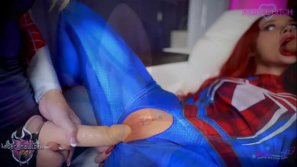 Mary Jane Fucks Black Cat & Gwen Stacy