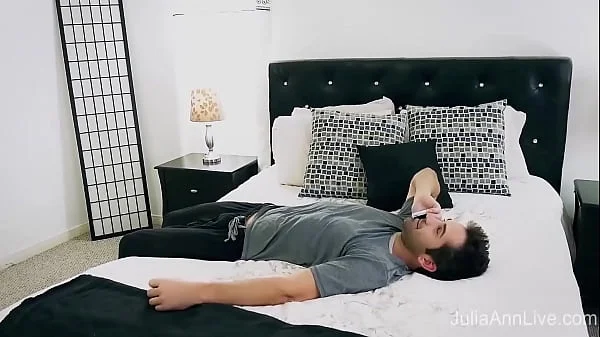 Success! Big Tits StepMom Julia Ann Seduces Her Step Son And Gets Cum!