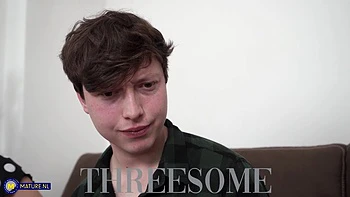 An Old And Young Threesome With Big Tits Ivana M., Cougar Dana Hot And A Horny Toyboy