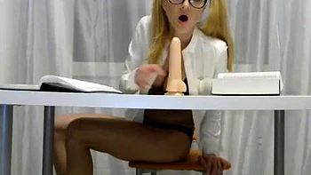 Astarta Oil Dildo Ride: Amateur, Blonde  Xhamster Porn