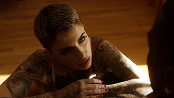 Hot interracial action with a black cock and a white pussy in hd