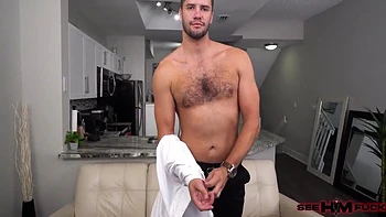 Slim Gal Goes Down On Dan Damages Shaved Ass!