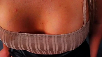 Busty CFNM babes gives hard handjob