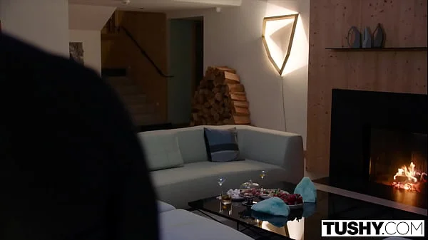 TUSHY Gorgeous BFFs Talia & Stefany have hot anal threesome