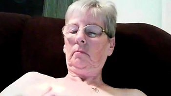 Granny's Webcam Titillating Tit Play