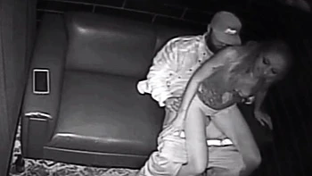 Blonde Stripper Bareback in club