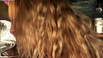 Blonde CFNM Drinks Glass Full of Piss