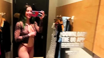 Amateur big ass brunette teen with