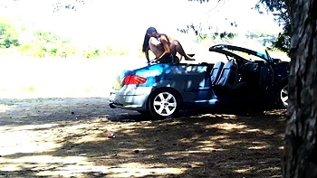 German Amateur Redhead Teen on real hardcore with old men